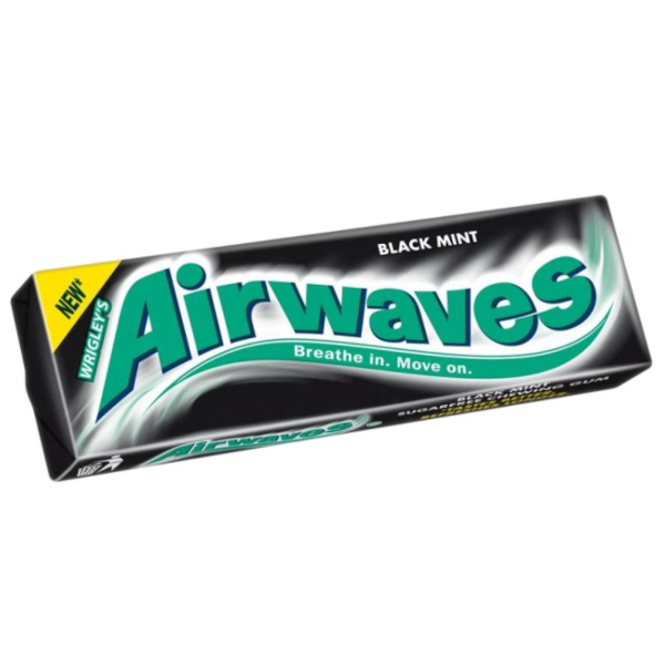 Chewing Gums Airwaves Black Mint-Black NPM 14g 30