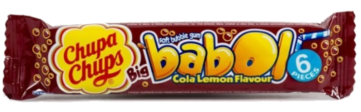 Chewing Gums Babol Cola Lemon-Brown NPM 27.5g-6s 20
