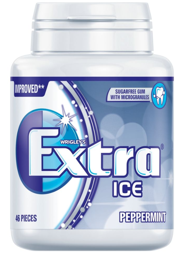 Chewing Gums Extra Ice Peppermint Tubs NPM 46s 6