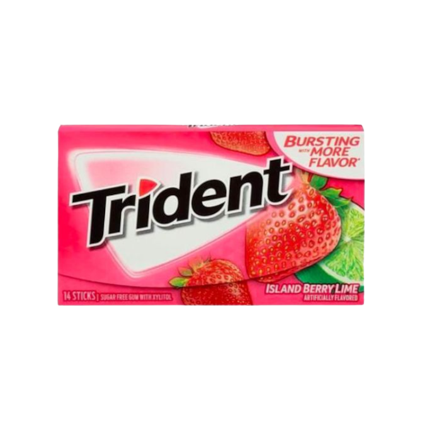 Chewing Gums Trident Island Berry Lime NPM 14s 12