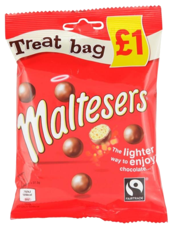 Chocolate Bags Maltesers PM 1.00 75g 24