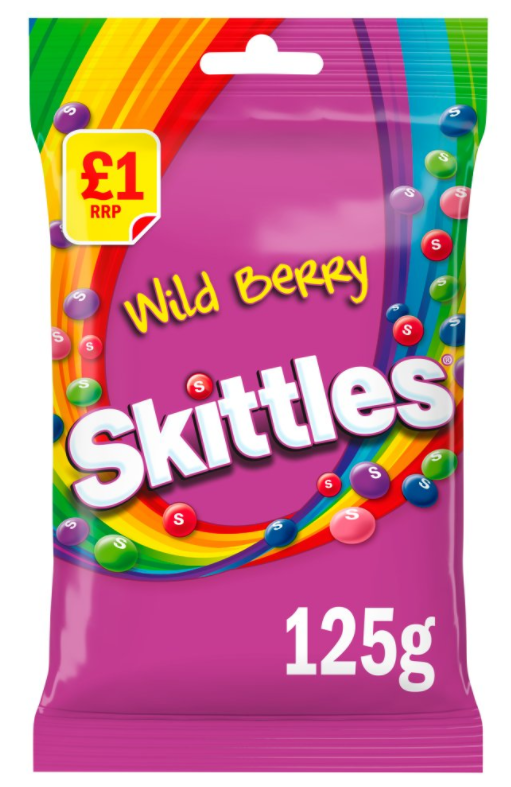 Chocolate Bags Skittles Wild Berry-Purple PM 1.00 - 12
