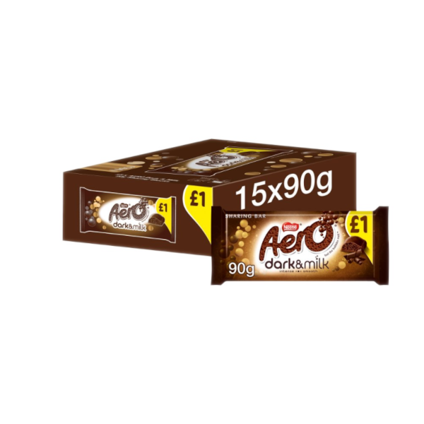 Chocolates Aero Dark Milk PM 1.00 90g 15