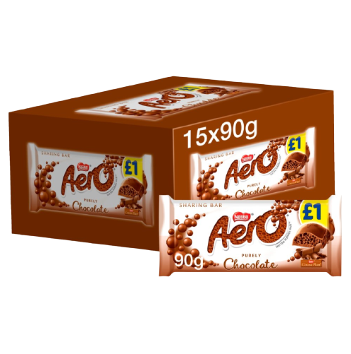 Chocolates Aero Giant Milk NPM 90g 15