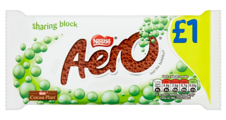 Chocolates Aero Mint PM 1.00 100g 15