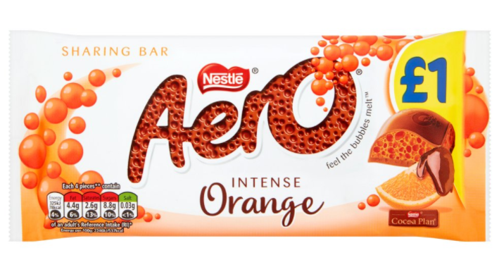 Chocolates Aero Orange PM 1.00 100g 15