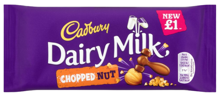 Chocolates Dairy Milk Chopped Nut PM 1.00 120g 17