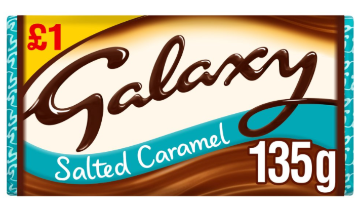 Chocolates Galaxy Salted Caramel PM 1.00 135g 24