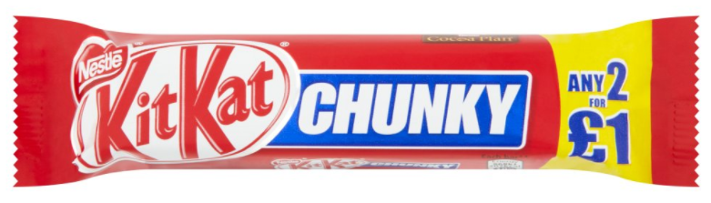 Chocolates Kit Kat Chunky PM 2 For 1.00 - 24