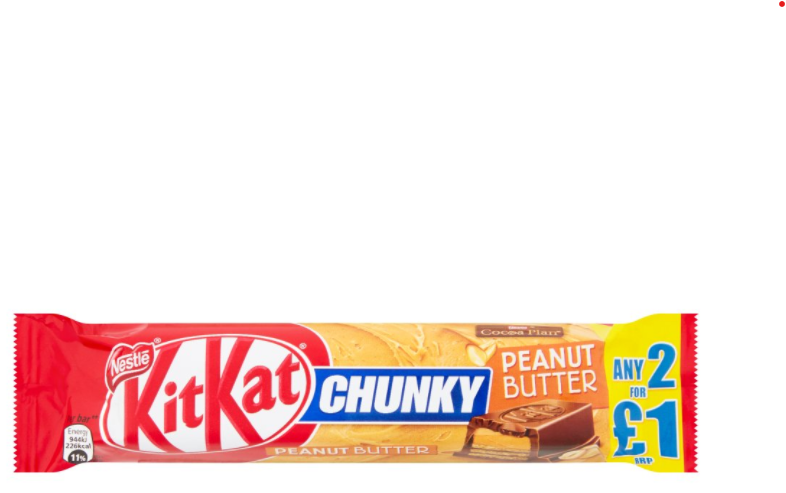Chocolates Kit Kat Chunky Peanut Butter PM 2 For 1.00 - 24