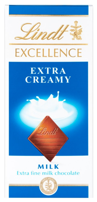Chocolates LINDT Excellence X-Cream Milk NPM 100g 20