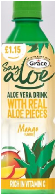 Drinks Grace Aloe Vera Mango PM 1.15 500ml 12