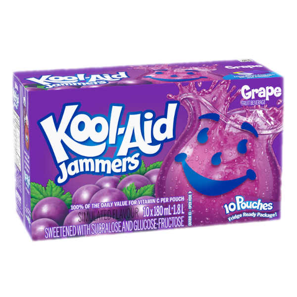 Drinks Kool Aid Jammers Grape NPM 177ml 40
