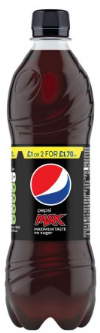 Drinks Pepsi Max PM 1.00-2 For 1.70 500ml 12