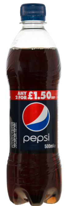 Drinks Pepsi Regular PM 2 For 1.50 500ml 12