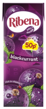 Drinks Ribena Blackcurrant PM 0.50 250ml 24
