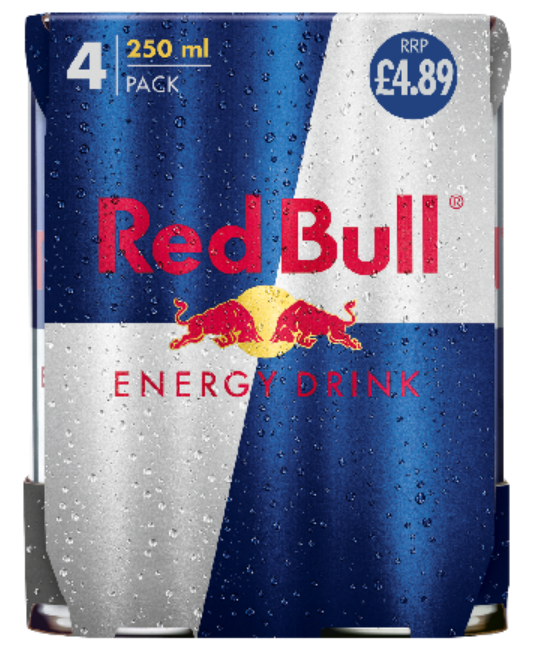 Energy Drinks Red Bull Original PM 4.89 250ml-4's 24