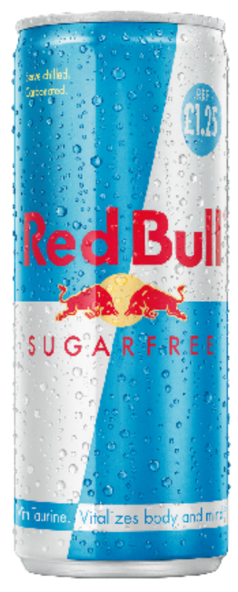 Energy Drinks Red Bull Original Sugar Free PM 1.25 250ml 24