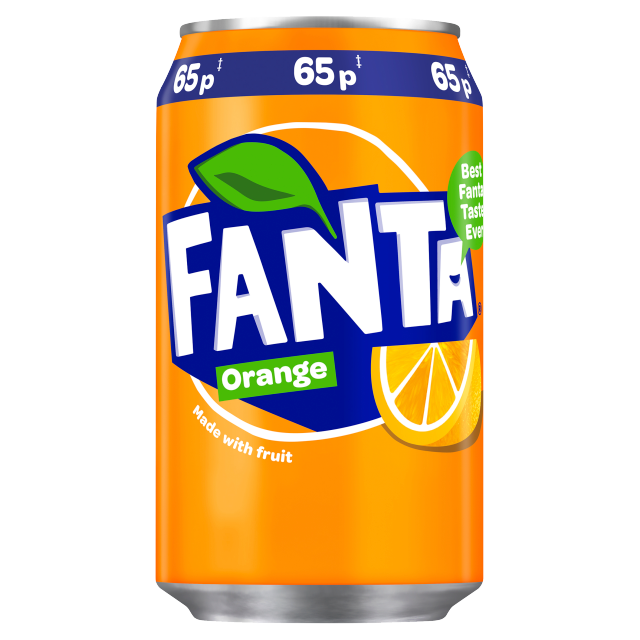 Fanta Orange 330ml x 24 PMP 65p (Can)
