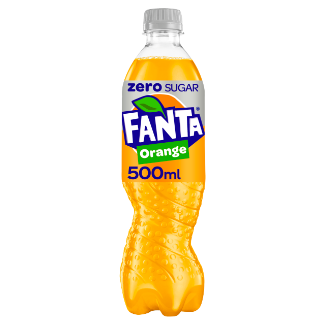 Fanta Orange ZERO 500ml x 12 (Bottle)