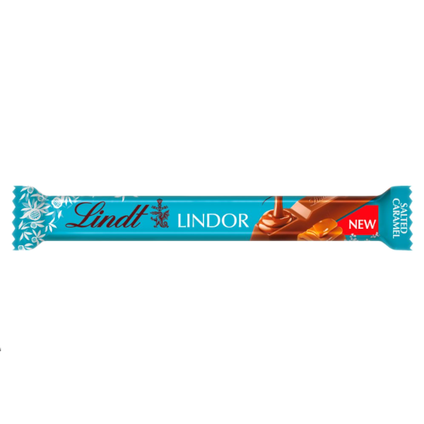 Chocolates Lindt Lindor Bar Salted Caramel NPM 38g 24