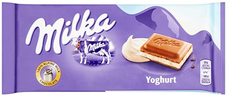 Chocolates Milka Yoghurt NPM 100g 23