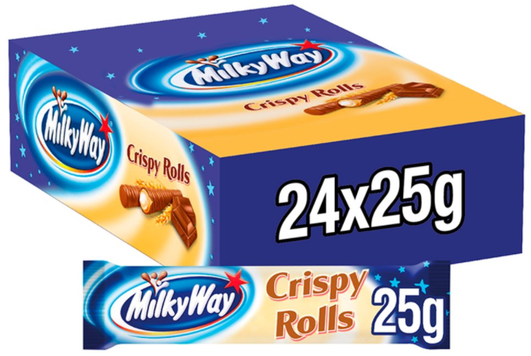 Chocolates Milky Way Crispy Rolls NPM 25g 24