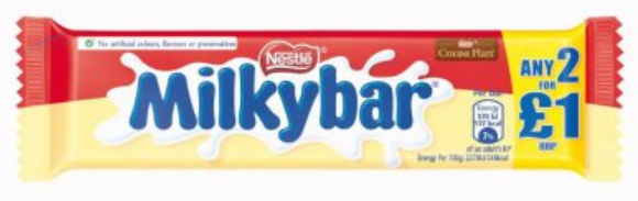 Chocolates Milkybar Medium PM 2 For 1.00 - 40