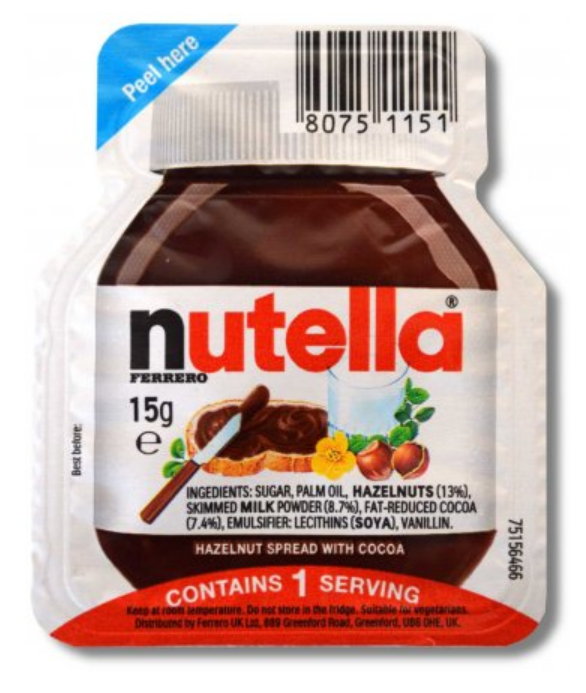 Chocolates Nutella Spread Tub T15G NPM - 120
