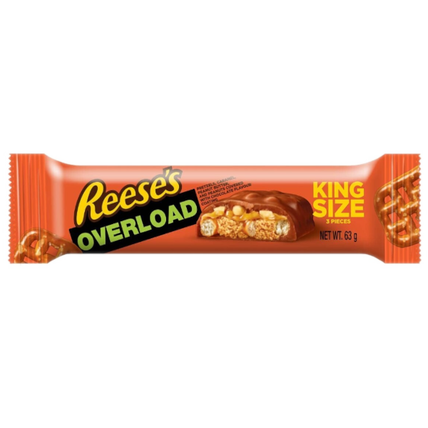 Chocolates Reeses Overload King Size NPM 63g 18