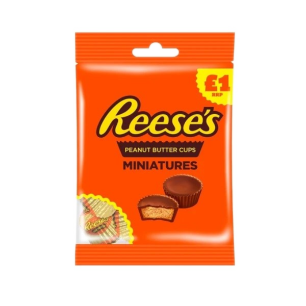 Chocolates Reeses Peanut Butter Cups Miniature PM 1.00 70g 15