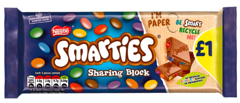 Chocolates Smarties PM 1.00 100g 12