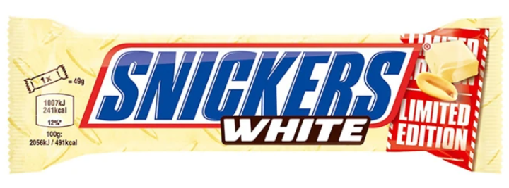 Chocolates Snickers White M 49g 32