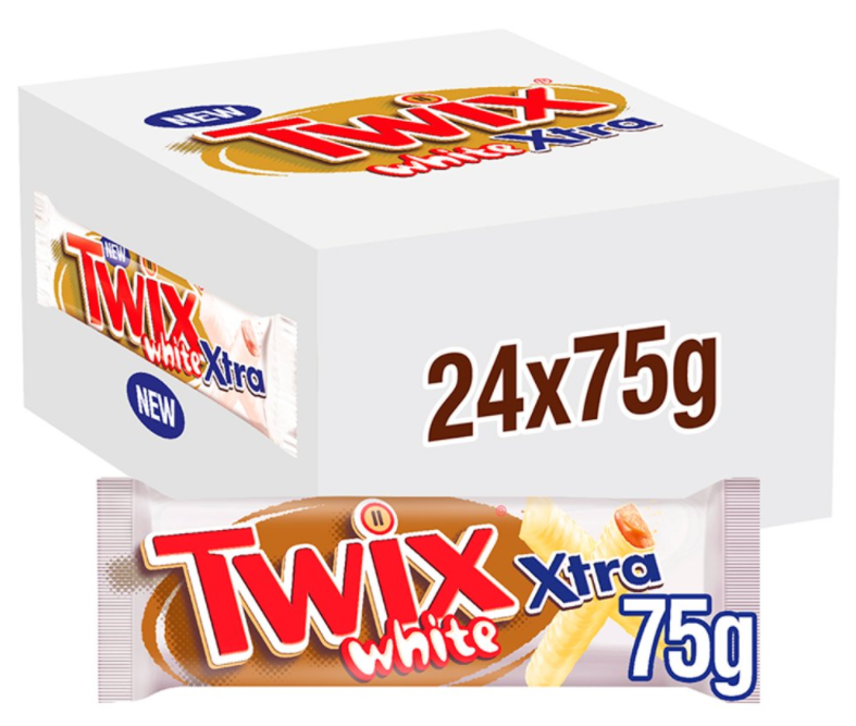 Chocolates Twix Xtra White NPM 75g 24