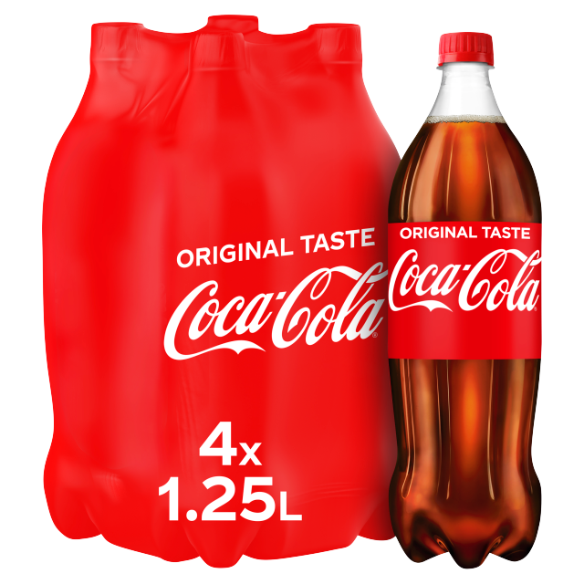Coca-Cola 1.25L - 4pk (Bottle)