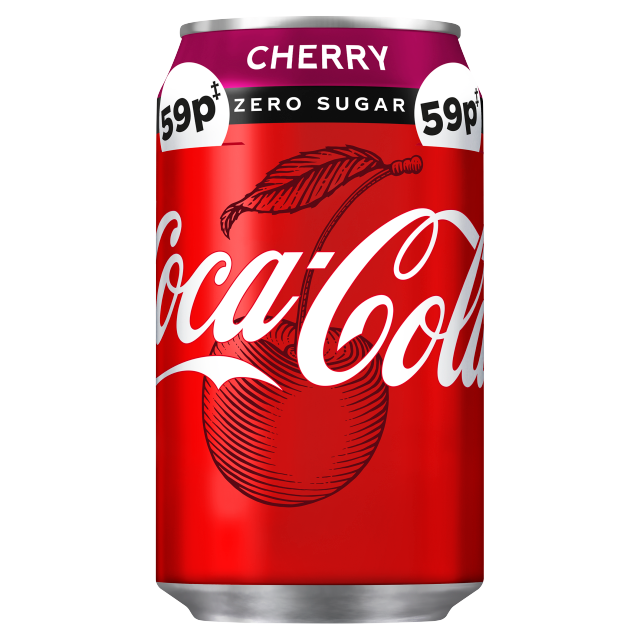 Coca-Cola ZERO Cherry 330ml x 24 PMP 59p