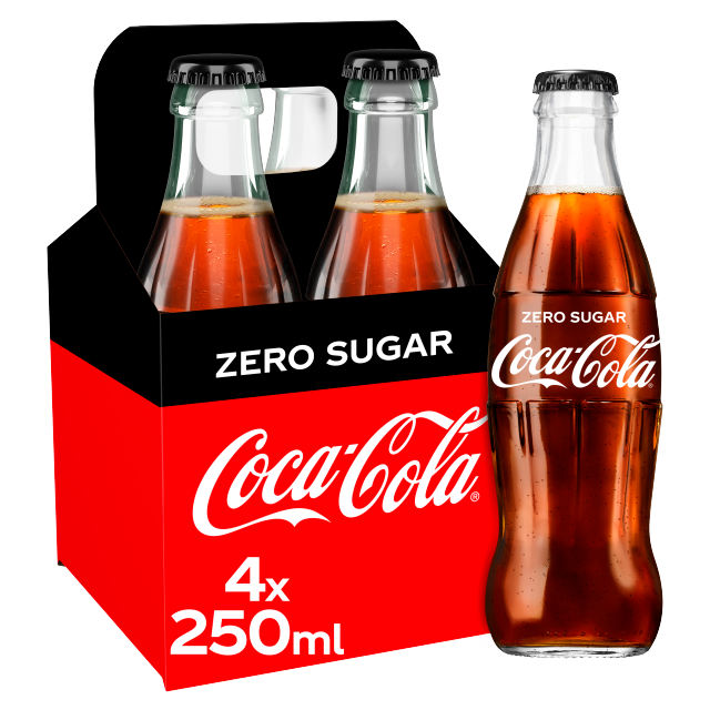Coca-Cola ZERO Sugar 250ml 6x4pk (Bottle)