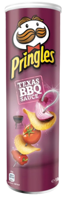 Crisps Pringles BBQ NPM 190g 6