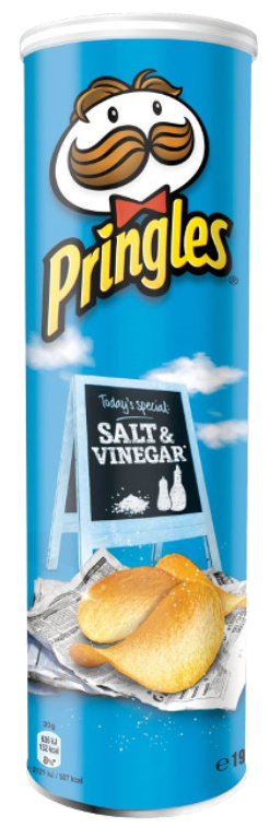 Crisps Pringles Salt and Vinegar NPM 190g 6