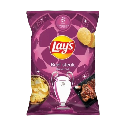 [Cris-All-SE-5303] Crisps Lays Beef Steak NPM 130g 21